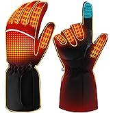 Magnolia Heated Gloves for Men Women, Electric Battery Heating Gloves for Hunting Camping Motorcycle Driving Skiing Working Gardening