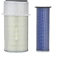 FLTRUCKTOP 6681474 6681475 Air Filter Set Compatible with Bobcat Skid Steer 963 S220 S250 S300 S330 Track Loader T250 T300 T320 All-Wheel Steer Loader A300 Replaces Donaldson P131394 P182054