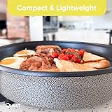 Quest 40cm Multi-Function Electric Frying Pan with Lid 240C Temp view 6