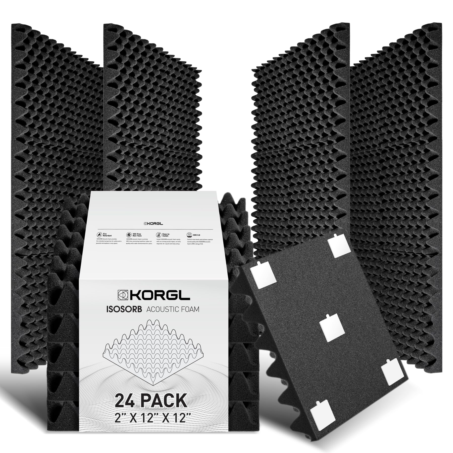 Mua ISOSORB Sound Proof Foam Panels For Walls | 2