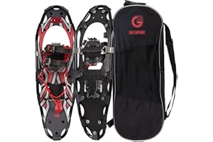 G2 GO2GETHER G2 21/25/30/36 Inches Light Weight Snowshoes for Women Men Youth, Set with Tote Bag, Special EVA Padded Ratchet Binding, Heel Lift, Orange/Blue Available