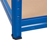 BiGDUG Heavy Duty Garage Shelving Unit 4 Tier 600kg per Shelf 2400kg Bay view 5