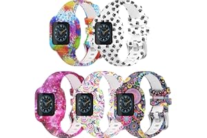CHOFIT Bands Compatible with Garmin vivofit jr.3 Bands Accessories Replacement Band Camouflage Floral Leopard Pattern Starp for Kids with Metal Secure Clasp for vivofit jr.3