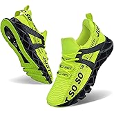 WONESION Mens Breathable Walking Tennis Running Shoes Blade Fashion Sneakers