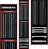 Designa Darts Non Slip Carpet Darts Mat Red 60cm with Checkout Finish