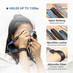 Camera Wrist Strap with Quick Release, Adjustable