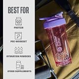 BlenderBottle Strada Shaker Cup 710ml Purple with Wire MixBall view 5
