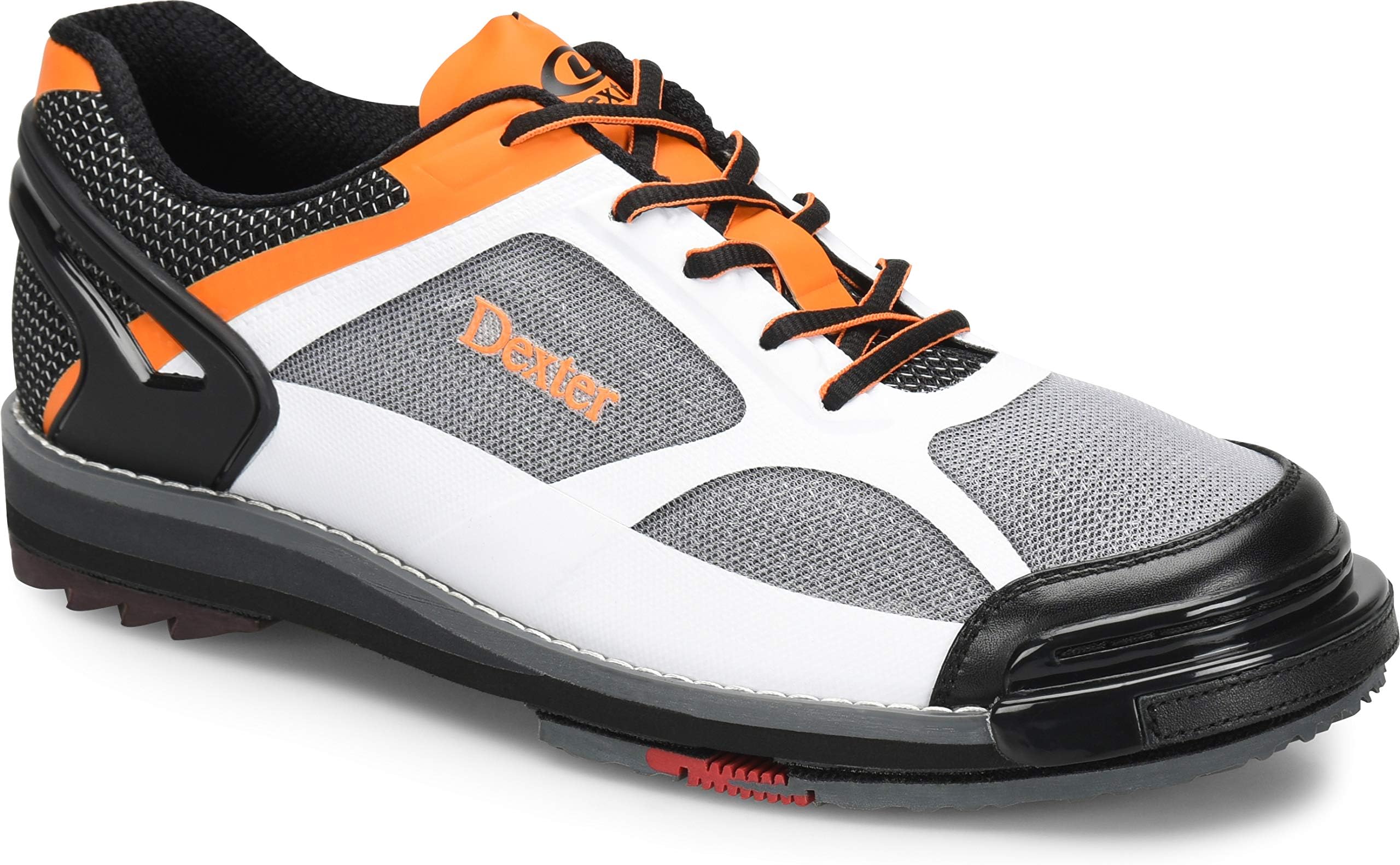 Dexter Mens The 9 HT LE Bowling Shoes - White/Black/Orange 9 1/2