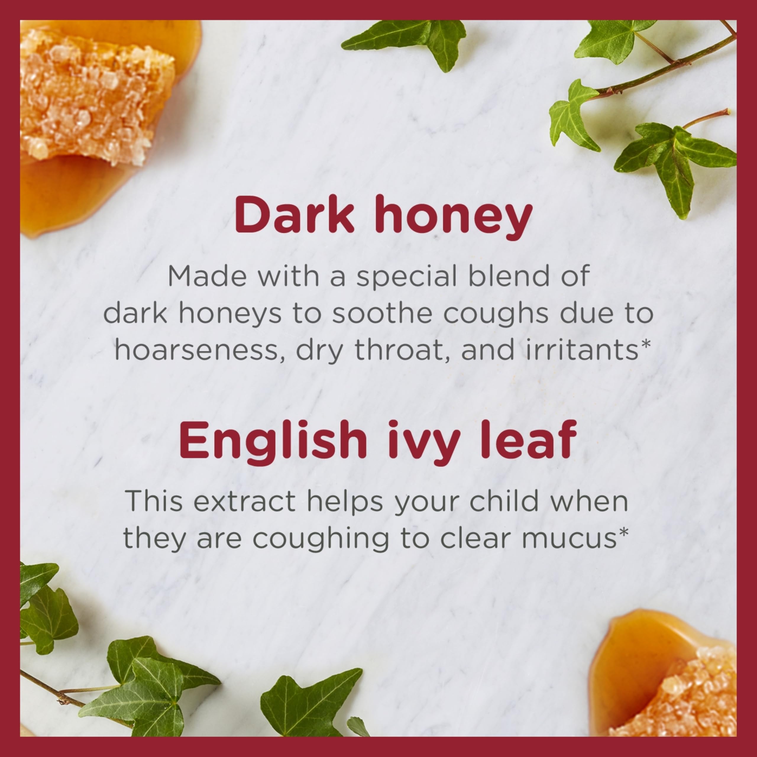 Zarbee's Children's Daytime All-in-One Honey Cough Syrup + Mucus, Throat & Nasal for Kids 6-12 + Dark Honey, Ivy Leaf Extract, Zinc Turmeric Root, & B-Vitamins, Drug-Free, Grape, 4 fl oz