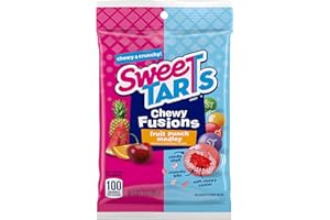 FERRARA CANDY COMPANY SweeTARTS Chewy Fusions Candy, Fruit Punch Medley, Sweet and Tart, 3 Ounce