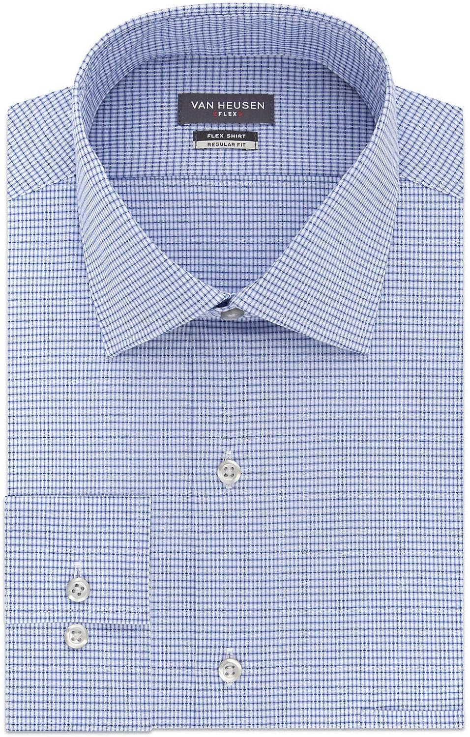 Van Heusen Men's Big and Tall Dress Shirts Big Fit Flex Check at  Men’s Clothing store