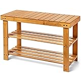 Homemaid Living Bamboo 3 Tier Shoe Rack