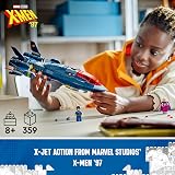 LEGO Marvel X-Men X-Jet Buildable Toy Plane 76281 with Wolverine Cyclops Rogue view 3