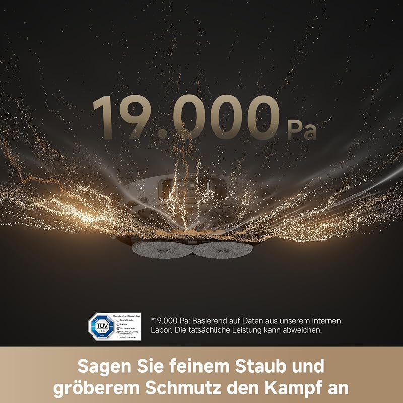 L40s Pro Ultra Saugroboter mit Wischfunktion,19.000 Pa