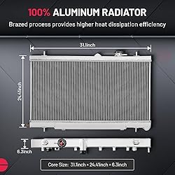 BDFHYK 2ROW-40mm ‎45111FE091 Aluminum Radiator