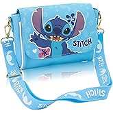 Fast Forward Disney Stitch Girls Purse | Small Crossbody Shoulder Bag with Adjustable Strap | Cute Stitch Handbag, Toddler Purse, Lightweight Travel Accessory for Everyday Fashion | Ages 3+