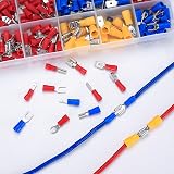 Vwoqiy 280 Pcs Insulated Electrical Connectors Kit - Terminals Spade Ring Fork view 5
