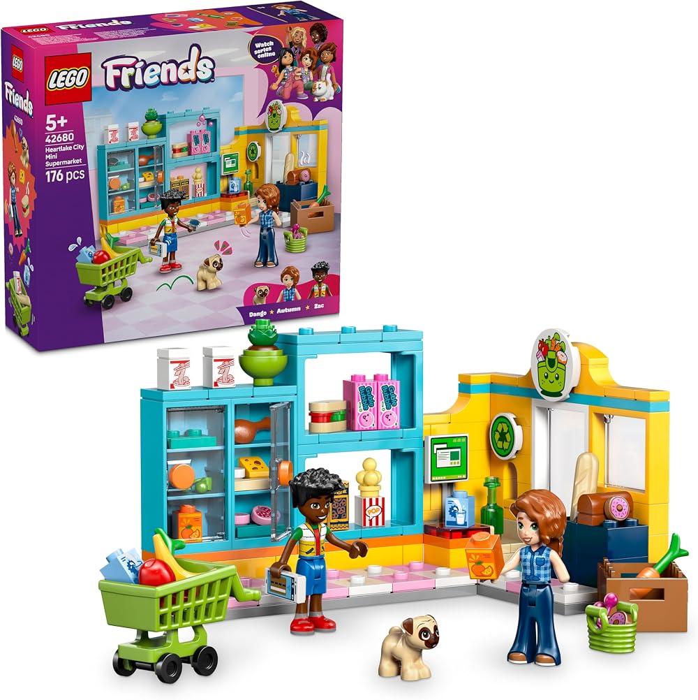 LEGO Friends Heartlake City Mini Supermarket 42680 with 2 Dolls