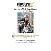 11" X 14" Premium Arctic Matte Inkjet Photo Paper - 50 Sheets