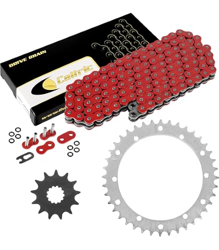 Amazon.com: Caltric Blue Drive Chain And Sprockets Kit Compatible