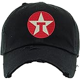 T Star Gas Vintage Logo Dad Hat Distressed Cap