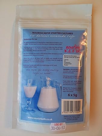 Nourish Kefir Starter Cultures by Nourish Kefir: Amazon.es: Salud ...