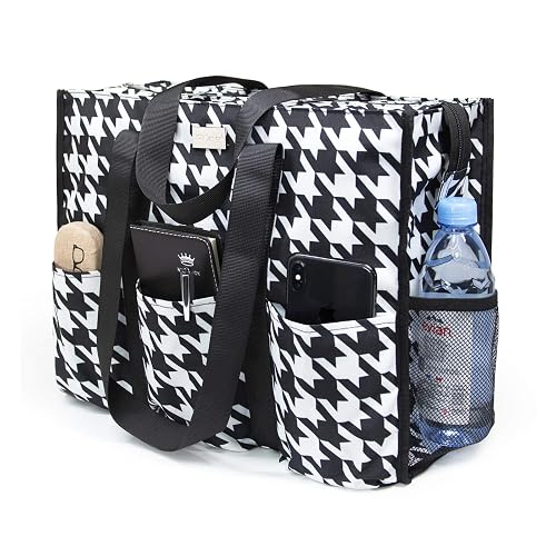 TOPDesign Utility Water Resistant Tote Bag with 13 Exterior  display picture 3