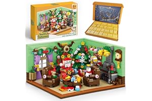 Christmas Gingerbread House Advent Calendar 2025 – Santa’s Friends 669PCS Building Blocks Set, 24-Day Winter Village Living R