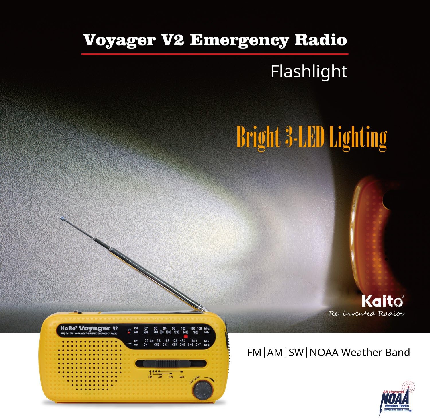 Best NOAA Portable Solar/Hand Crank AM/FM, Shortwave & NOAA Weather Emergency Radio with USB Cell Phone Charger & LED Flashlight (Green): Home Audio & Theater
