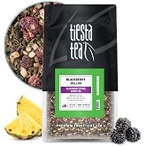 Tiesta Tea Blackberry Bellini, Citrus Green Tea, Medium Caffeinated, 16oz | Blackberry Citrus Green Tea, Medium Caffeinated, Refreshing Flavor, Hot or Iced, Up to 200 Cups, 16oz Resealable Bulk Pouch
