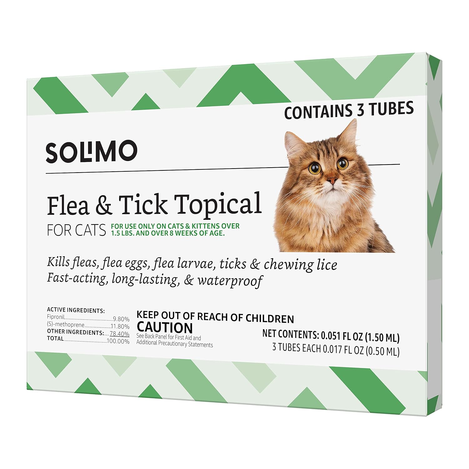 Reviews Amazon Brand Solimo Flea and Tick Topical Treatment for Cats