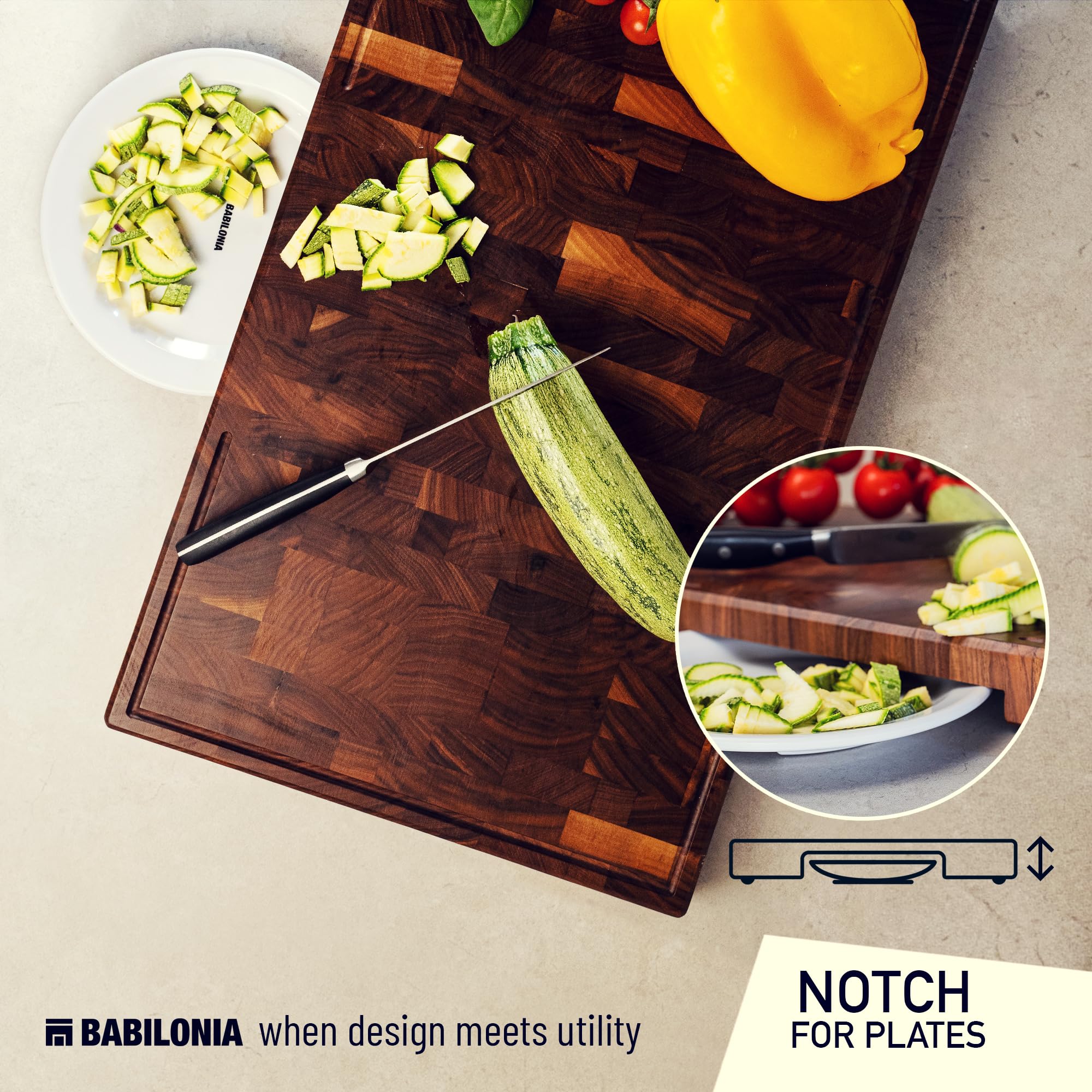 American Black Walnut Cutting Board (ExtraThick 1.7