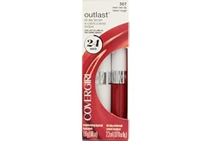 COVERGIRL Outlast All Day Two-Step Lipcolor Ever Red Dy 507, 0.13 Oz