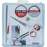 SINGER Hemming Kit with Storage Pouch &ndash; 92 piece Sew Kit with Hem Tape, Seam Ripper, Scissors, &amp; Marking Pencil
