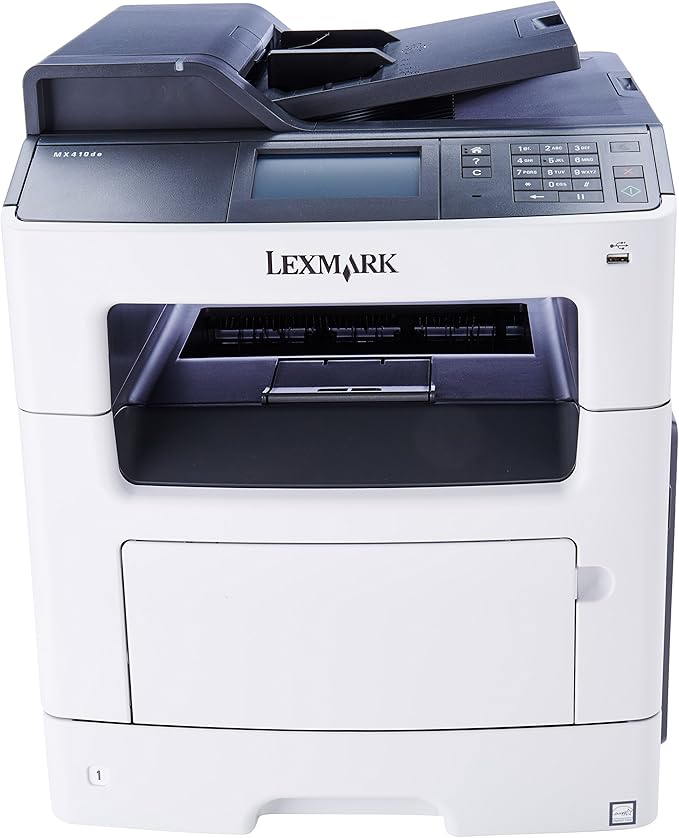 Lexmark MX410de Monochrome AllIn One Laser Printer, Scan, Copy