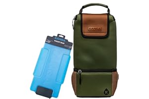 Kanga Hideaway Golf Bag Cooler with Ice Pack - Insulated Soft Sided Cooler Bag - Holds 6 Cans Cold for Hours - Fits Directly 