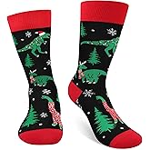 Cantustime Funny Christmas Socks for Men Women Teens Boys - Novelty Funky Socks - Fun Xmas Gifts Ideas Stocking Stuffers