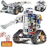 Glikid 3-in-1 STEM Robot Building Kit, APP &amp; Remote Control Robotics Kit | Build &amp; Rebuild 3 Models with One Kit, Control with App or Remote, STEM Robotics for Kids Ages 8-12, Birthday Gift