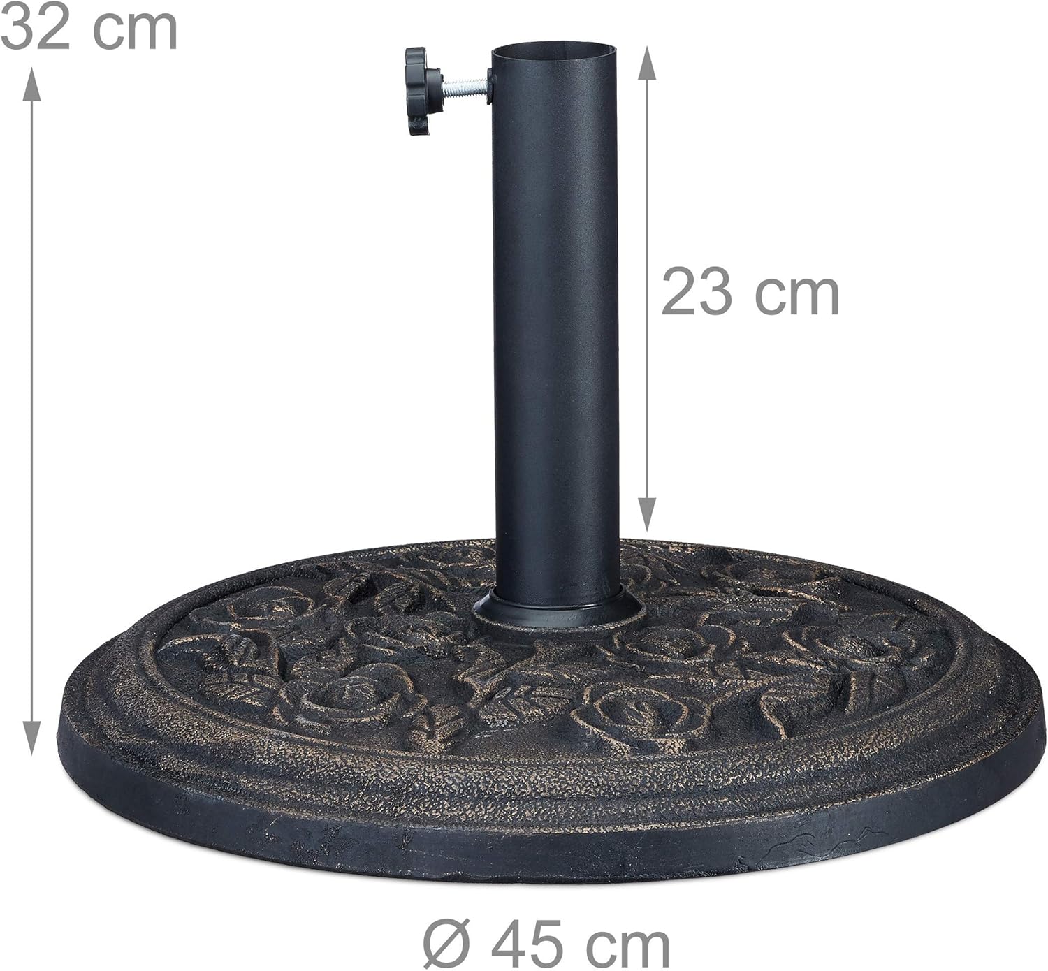 parasol base to fit 38mm pole