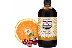 Barrel Roll Bar Essentials Cocktail Mixers - Old Fashioned Cocktail Kit - All-Natural Old Fashioned Drink Mix - USA Handcraft