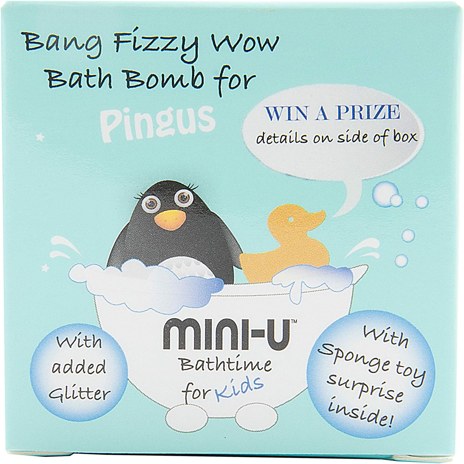 White Bang Fizzy Ping Bath Bomb 50g