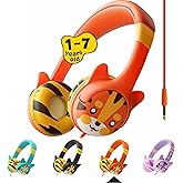 Kidrox Wired Toddler Headphones for 1-7 Years Old — 85dB Volume Limited Baby Headphones for Plane and Car Travel — Children Headset for Airplane, iPad and Tablet, Kids Headphone with Cord for Children