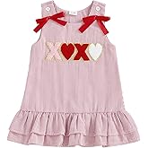 Socutebabe Toddler Girl St Patricks Day Dress Little Girl Irish Outfit Lucky Girl Smocked Dress Shamrock Summer Clothes