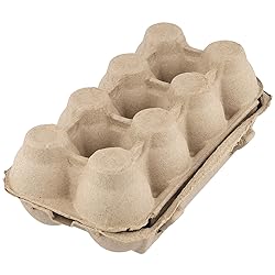 GINLANK 45 PCS 8 Count Egg Cartons Bulk, 7.8 x 4.3