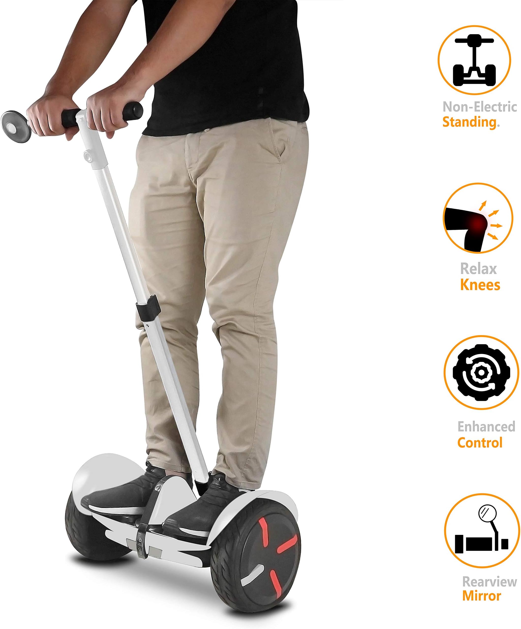 AUBESTKER Handlebar Kickstand Kit for Segway MiniPRO Ninebot S MiniLITE, Relieve Knee Pressure Speed Control Non-Electric Balancing Rearview Mirror, Upgrade Accessories for Safety Segway | Fun Segway