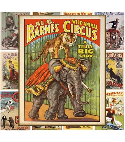Vintage Carnival Poster (2) / サーカス クラウン s-l400.jpg
