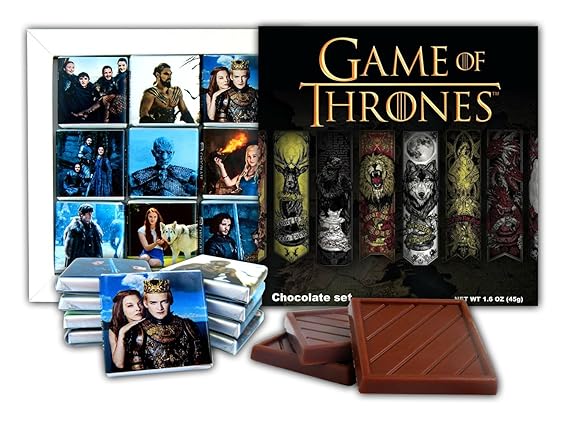 Amazon Com Da Chocolate Souvenir Candy Game Of Thrones Chocolate