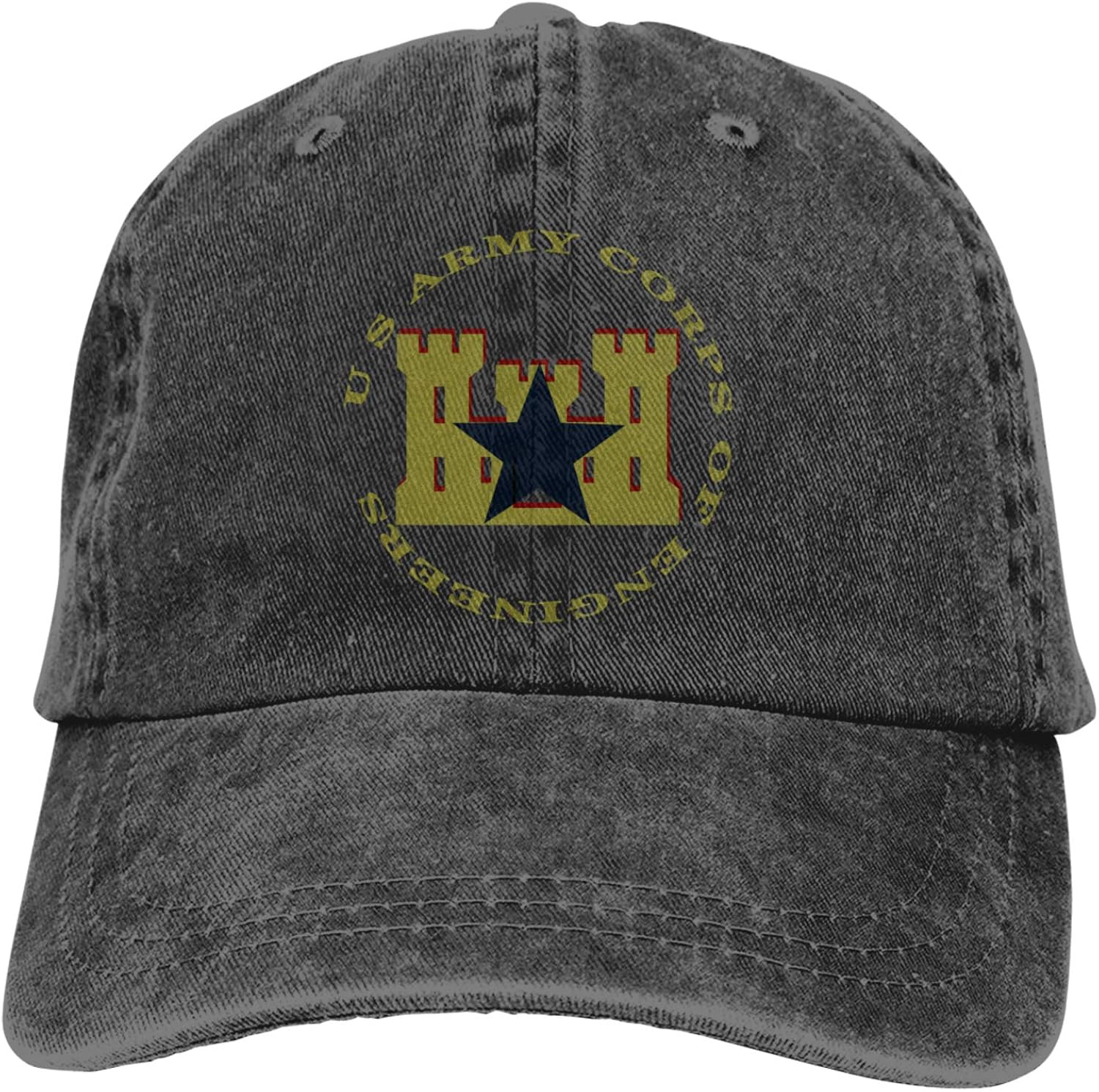 N/A/ U S Army Corps of Engineers Sports Denim Cap Adjustable Unisex
