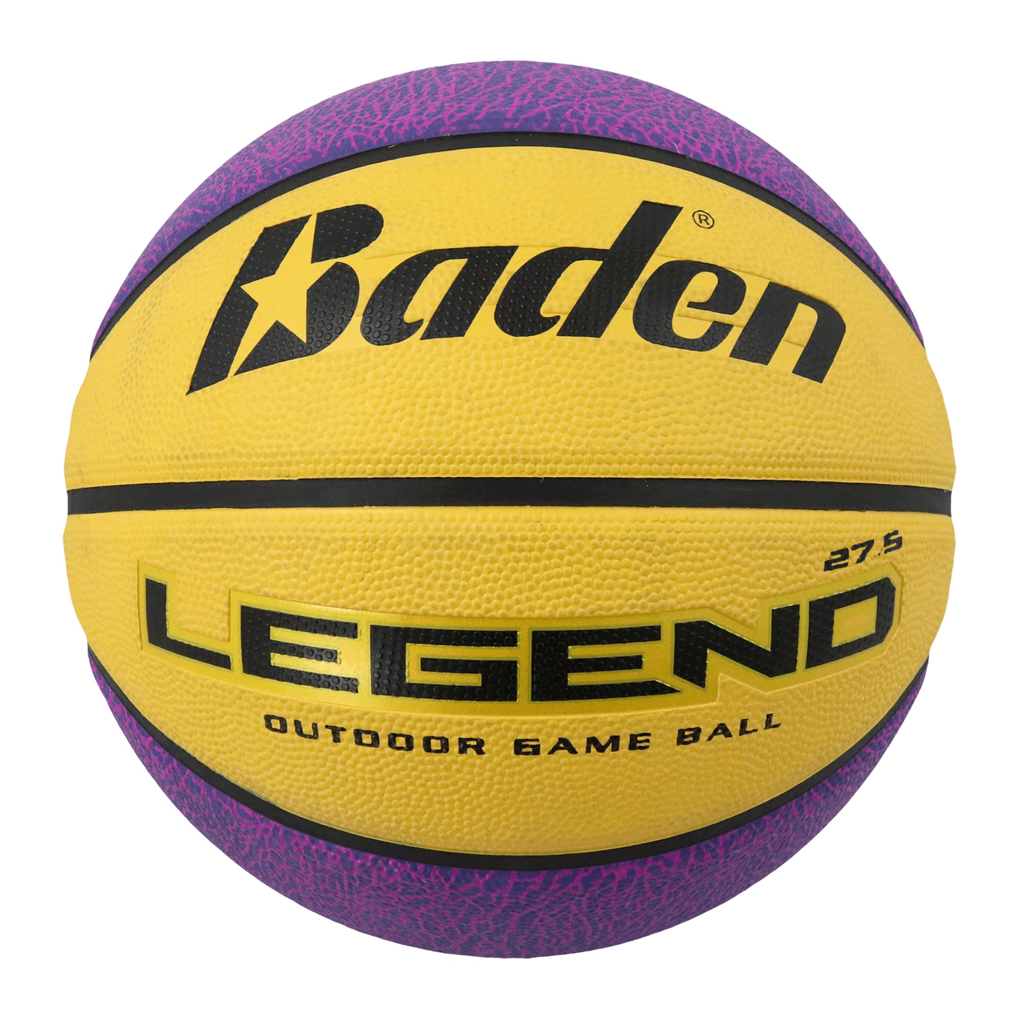 Baden Legend, Children and adults basketball, violet/jaune, 7 -