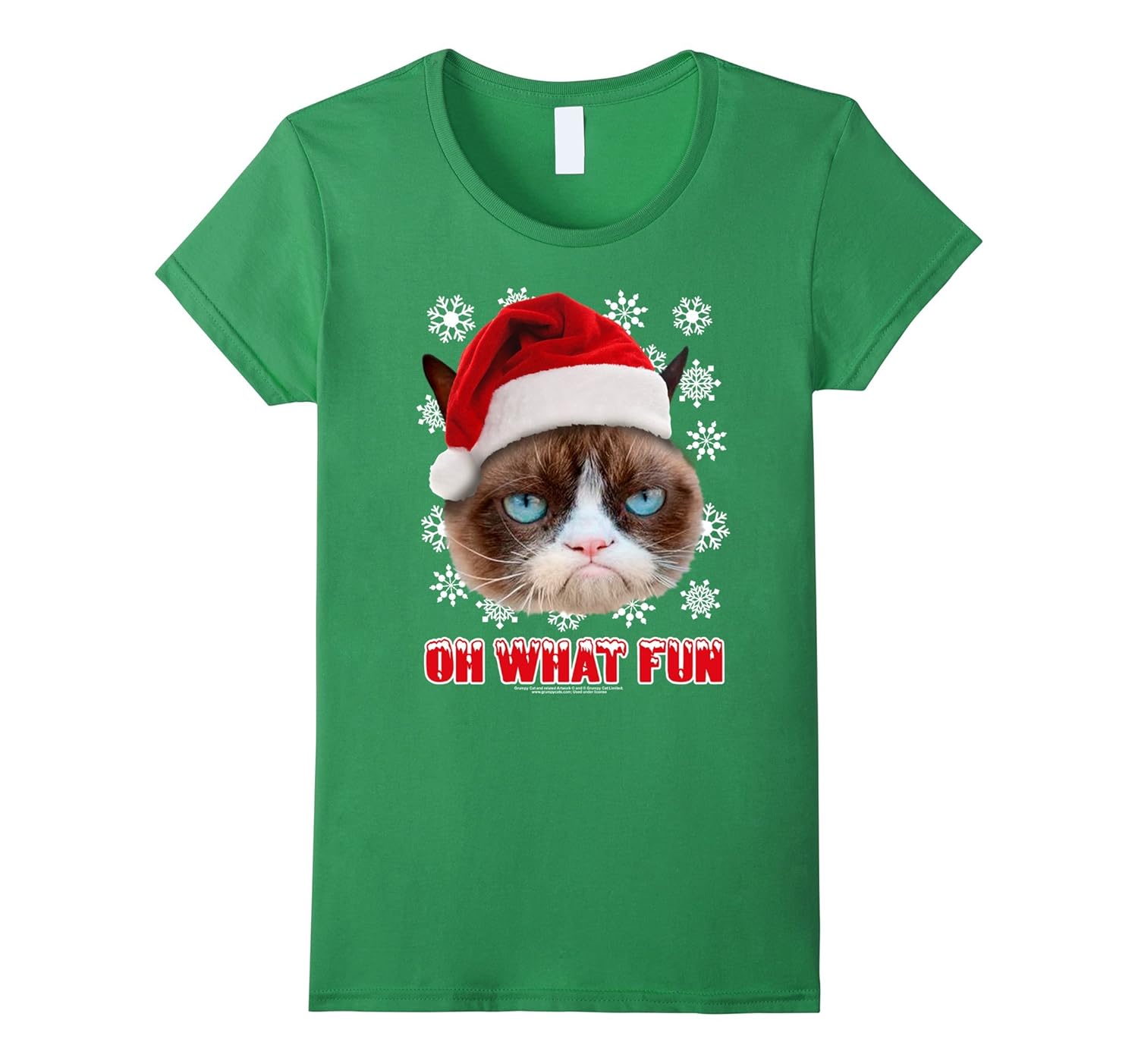 Grumpy Cat Sarcastic Holiday T Shirttovacu
